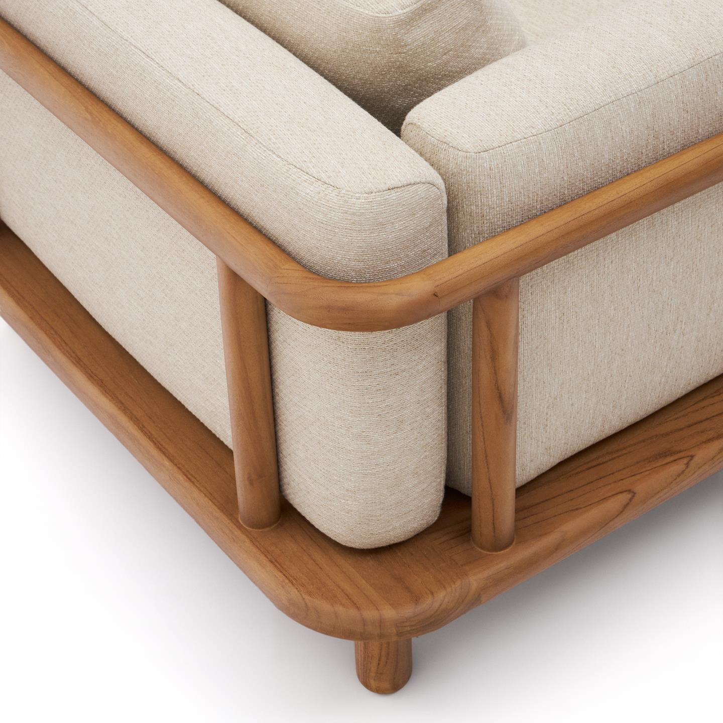 Kave Home Fauteuil 'Turqueta' Teakhout