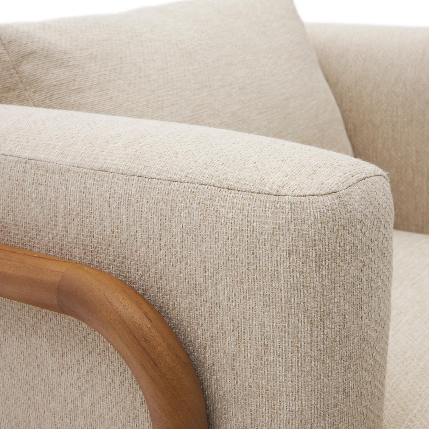 Kave Home Fauteuil 'Turqueta' Teakhout