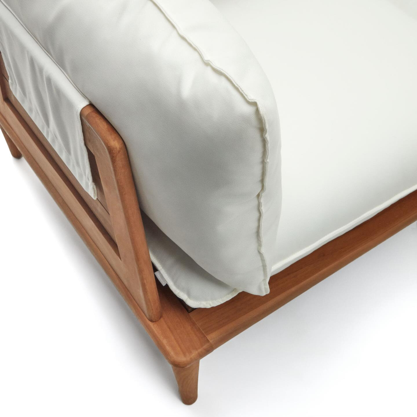 Kave Home Modulaire Loungeset 'Portitxol' Teakhout, Met 2 hoekfauteuils, 2 fauteuils en 2 salontafels