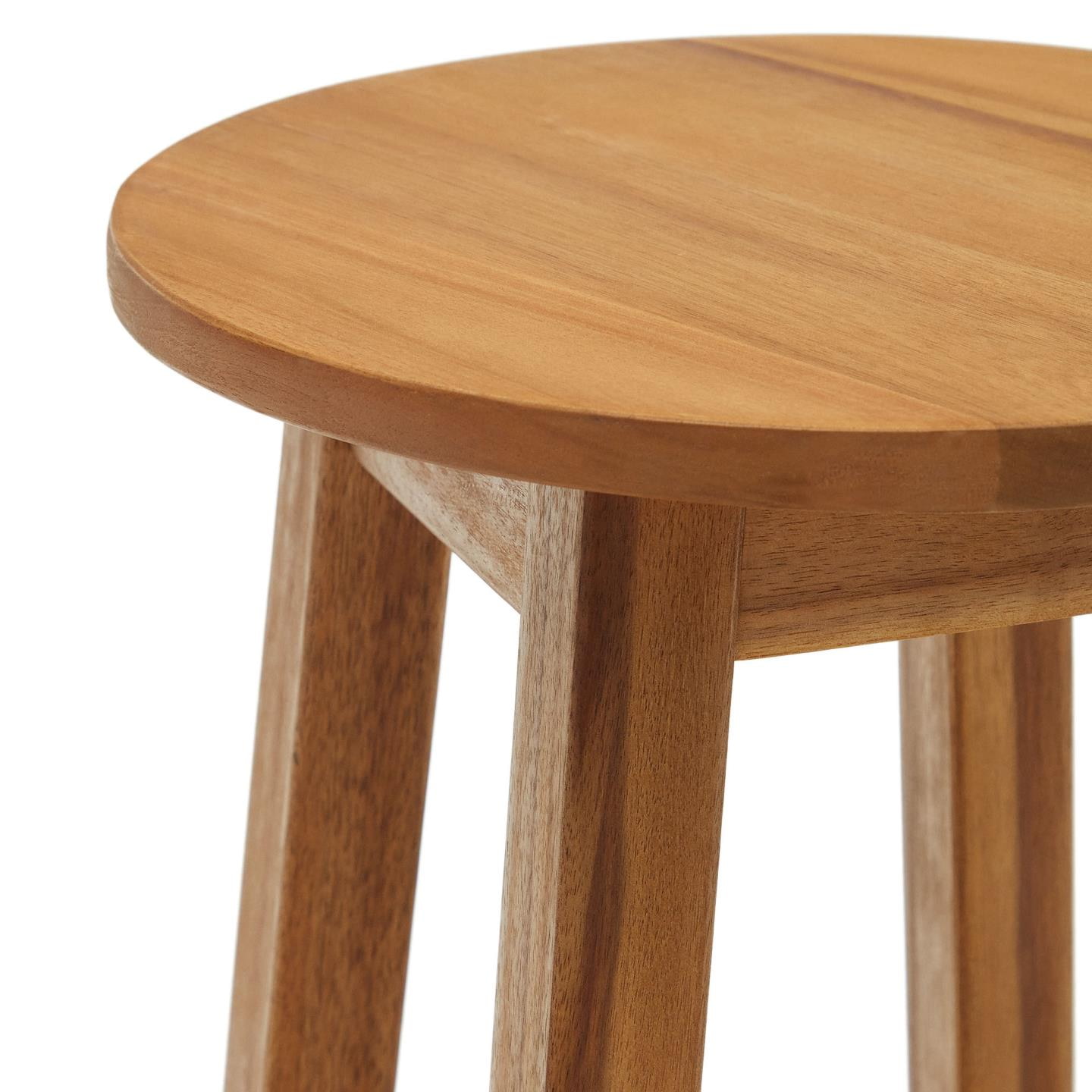 Kave Home Outdoor Bijzettafel 'Amel' Acaciahout, 31cm