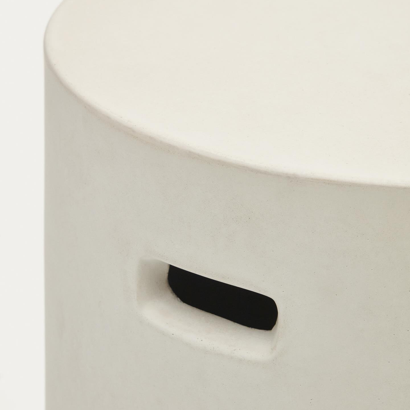 Kave Home Ronde Bijzettafel 'Aiguablava' Beton, 37cm