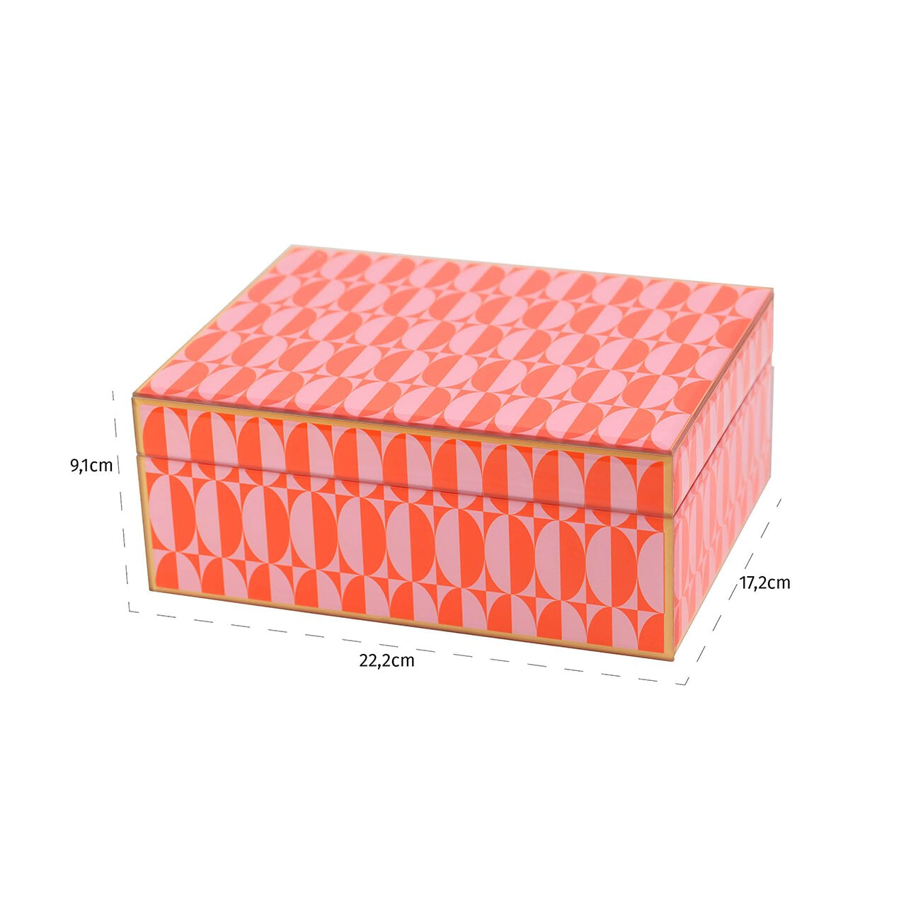 Richmond Juwelenbox 'Abba' Groot, kleur Roze