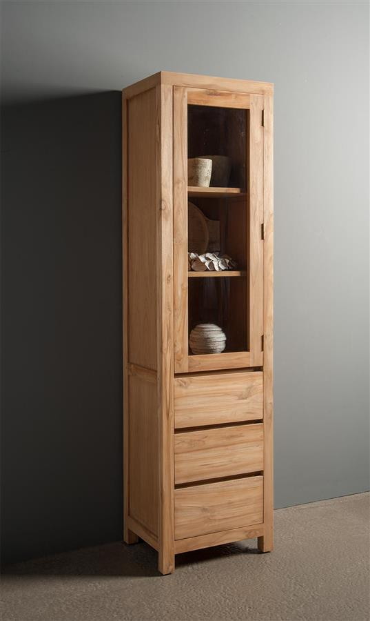 Tower Living Buffetkast Corona Teak met 1 deur - Bruin
