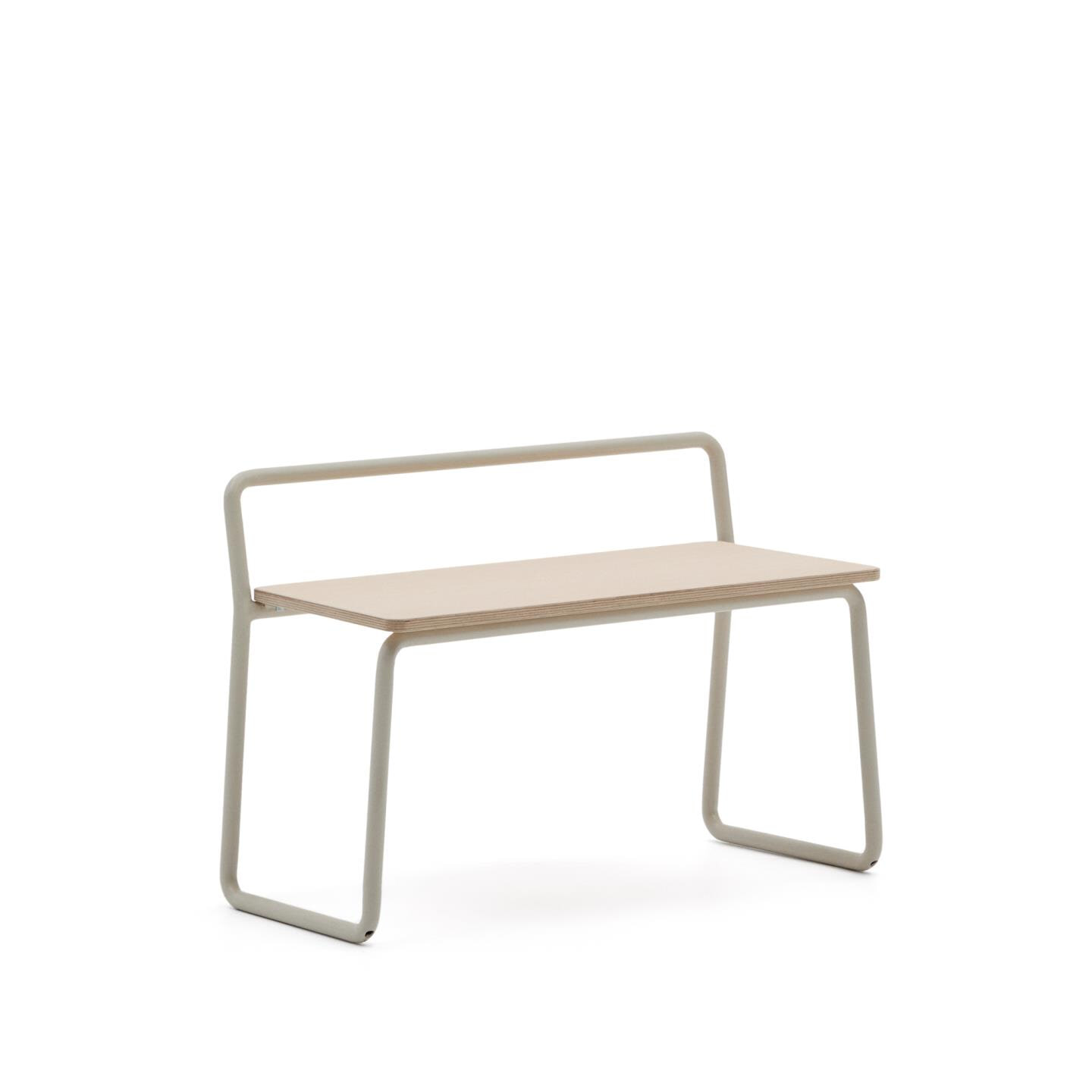 Kave Home Bankje 'Tinn' 75cm, kleur Beige