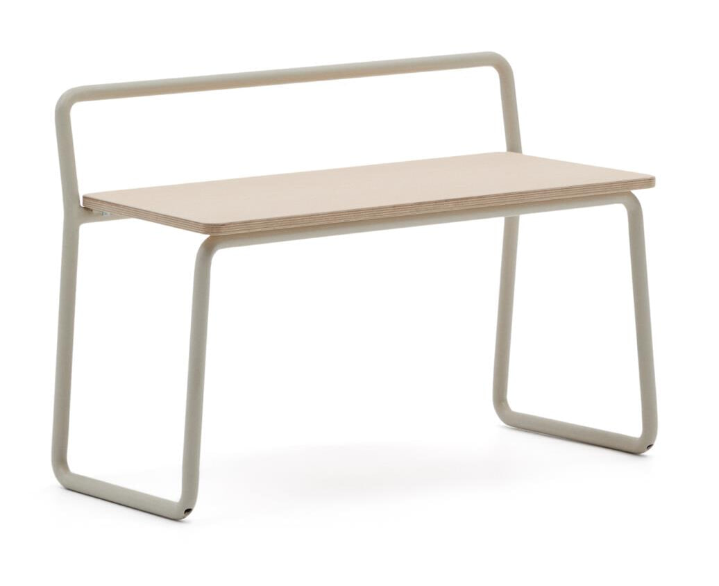 Kave Home Bankje 'Tinn' 75cm, kleur Beige