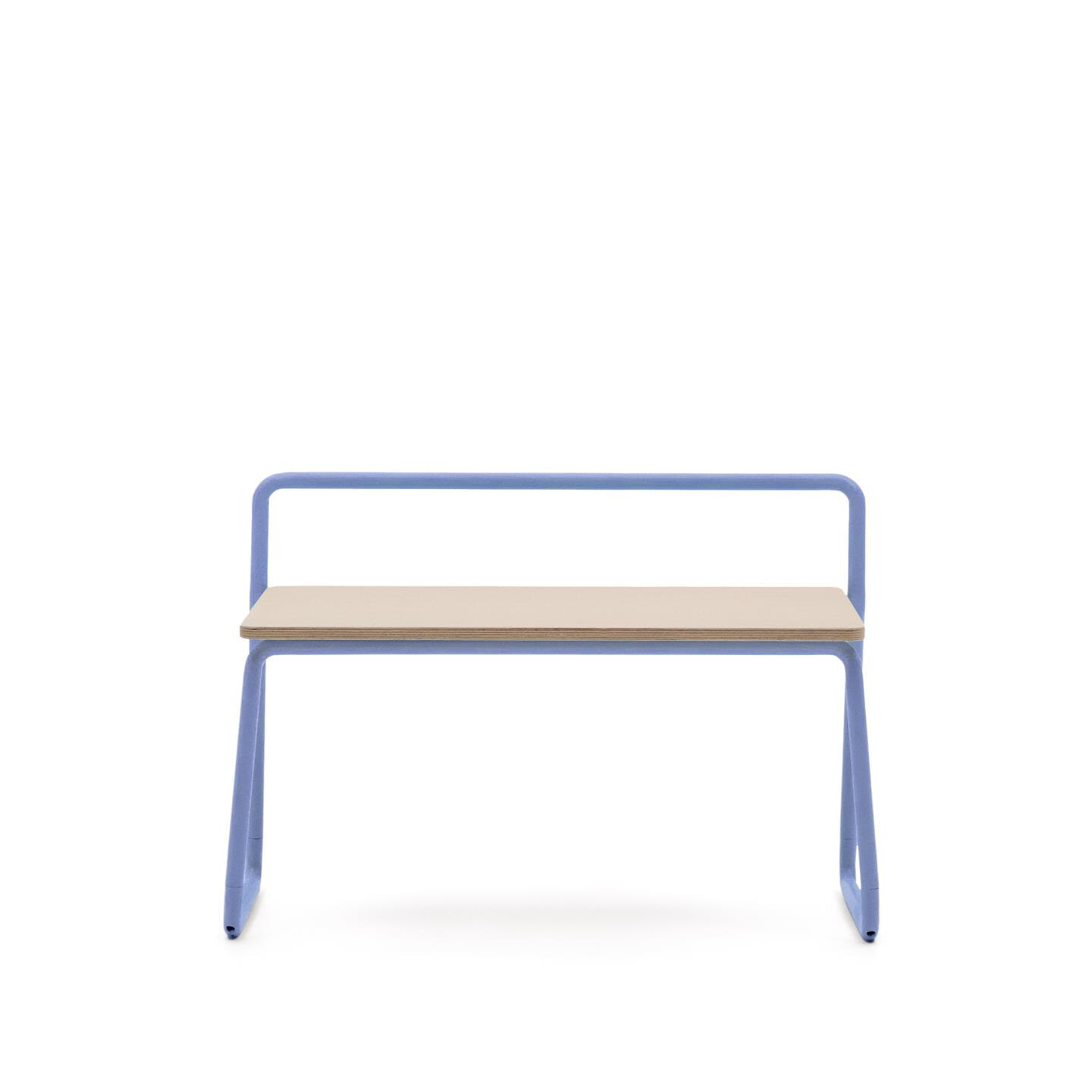 Kave Home Bankje 'Tinn' 75cm, kleur Blauw