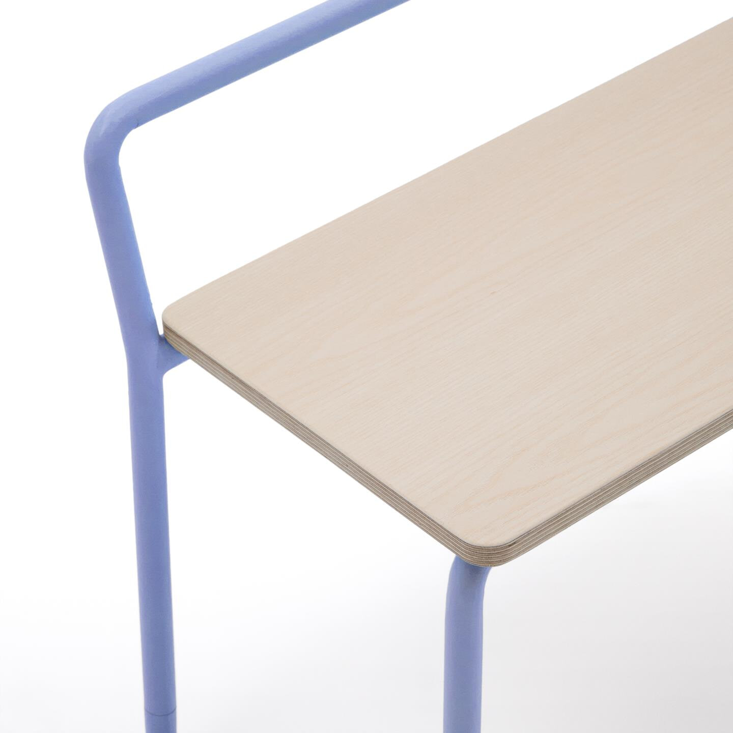 Kave Home Bankje 'Tinn' 75cm, kleur Blauw