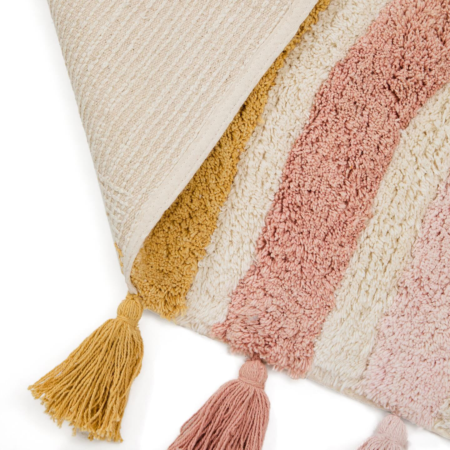 Kave Home Vloerkleed 'Tadea' Regenboog, 90 x 150cm