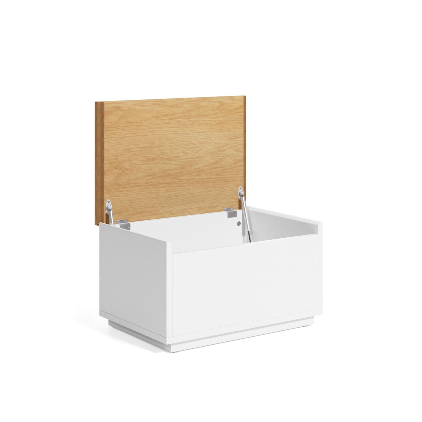 Kave Home Opbergkist 'Abilen' Eiken, 60 x 40cm, kleur Naturel