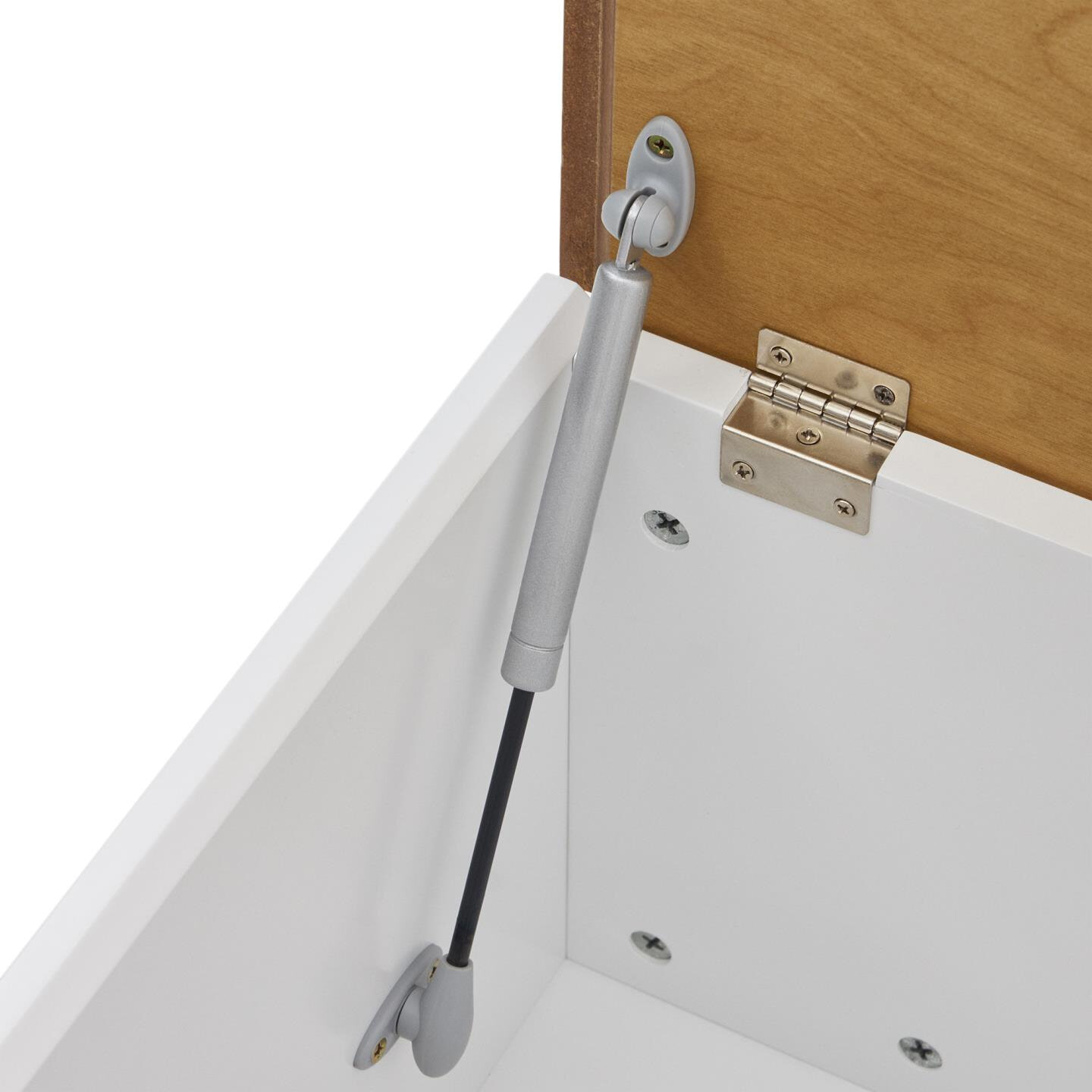 Kave Home Opbergkist 'Abilen' Eiken, 60 x 40cm, kleur Naturel