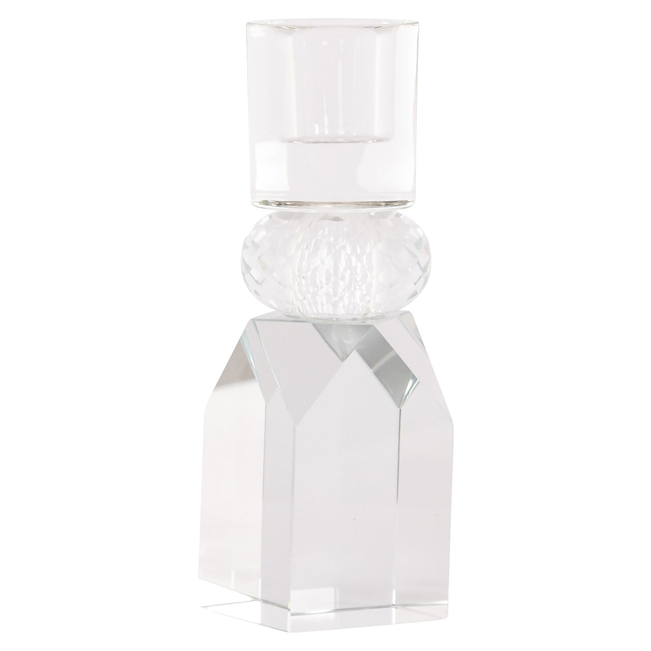 Richmond Kandelaar Yanou Glas, 15cm - Transparant