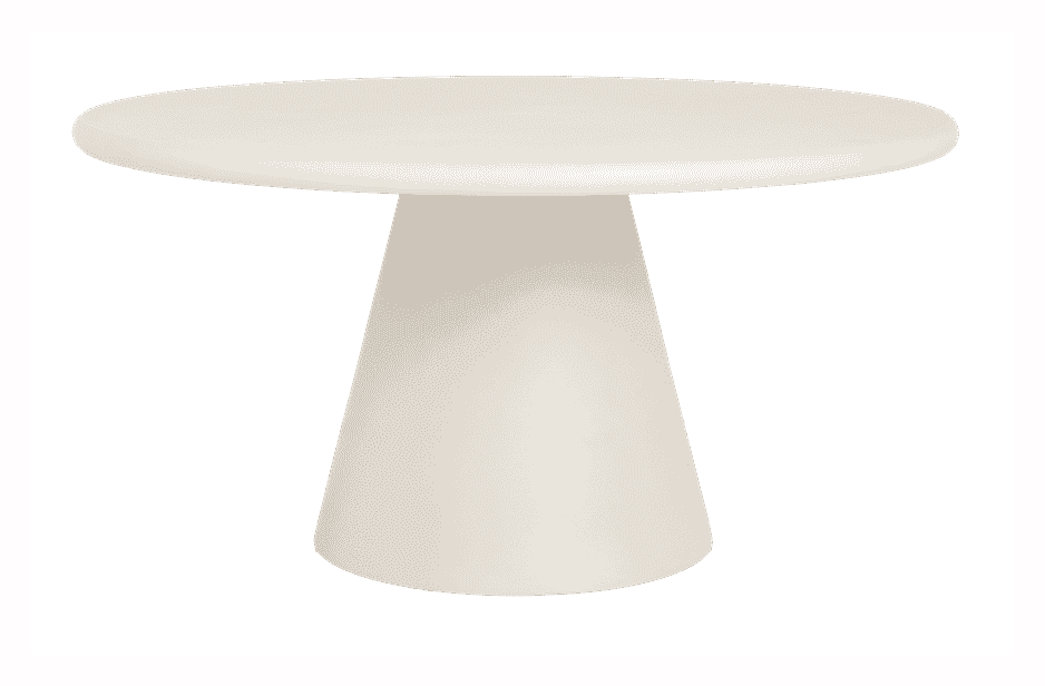 Tower Living Ronde Eettafel 'Mello' 130cm, kleur Warm Wit