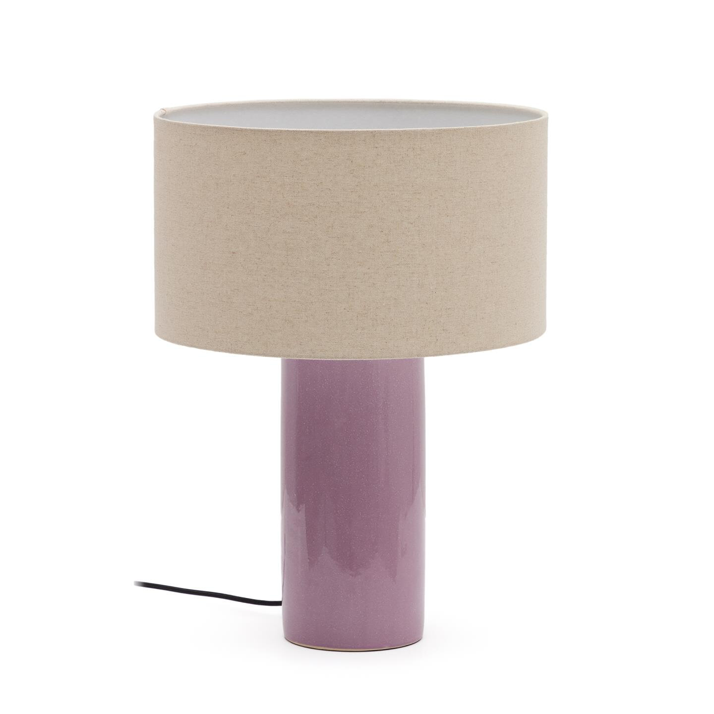 Kave Home Tafellamp 'Toneric' Keramiek, kleur Lila