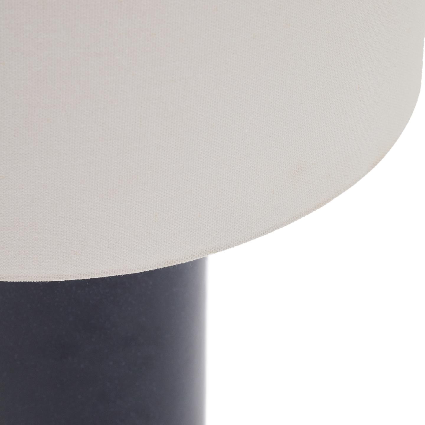 Kave Home Tafellamp 'Toneric' Keramiek, kleur Blauw