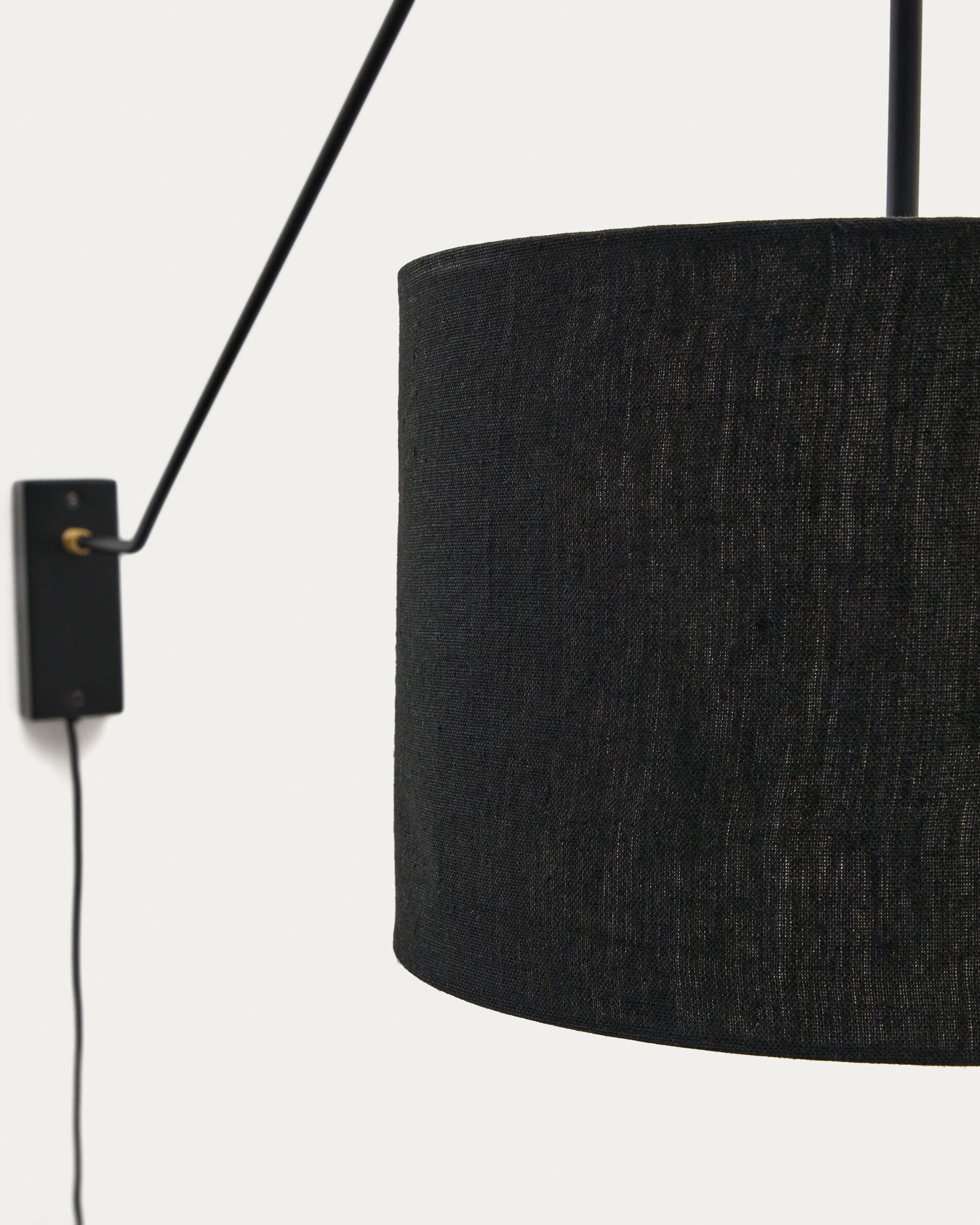 Kave Home Wandlamp 'Jex' Linnen, 104cm