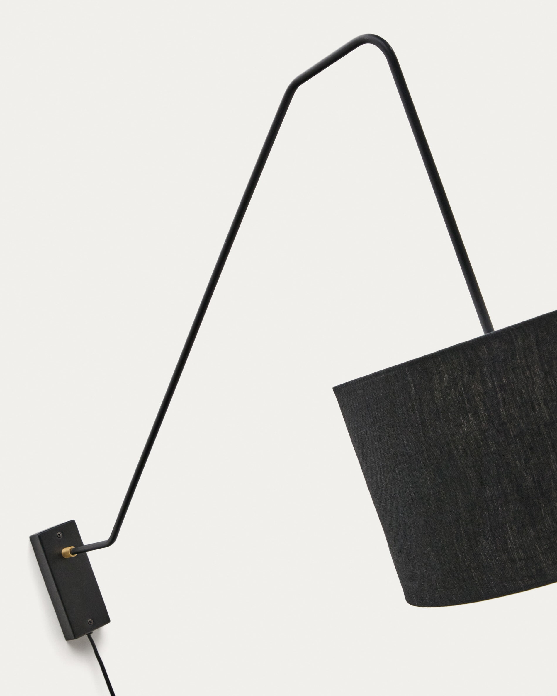 Kave Home Wandlamp 'Jex' Linnen, 104cm