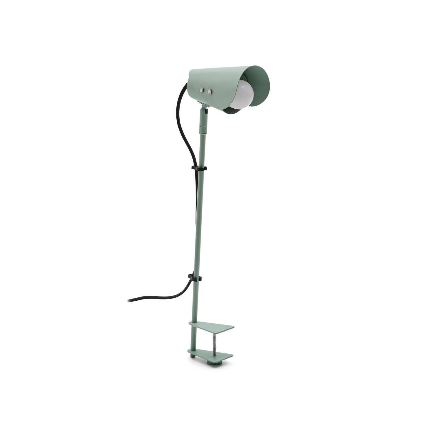 Kave Home Tafellamp 'Jula' Met klem, kleur Groen