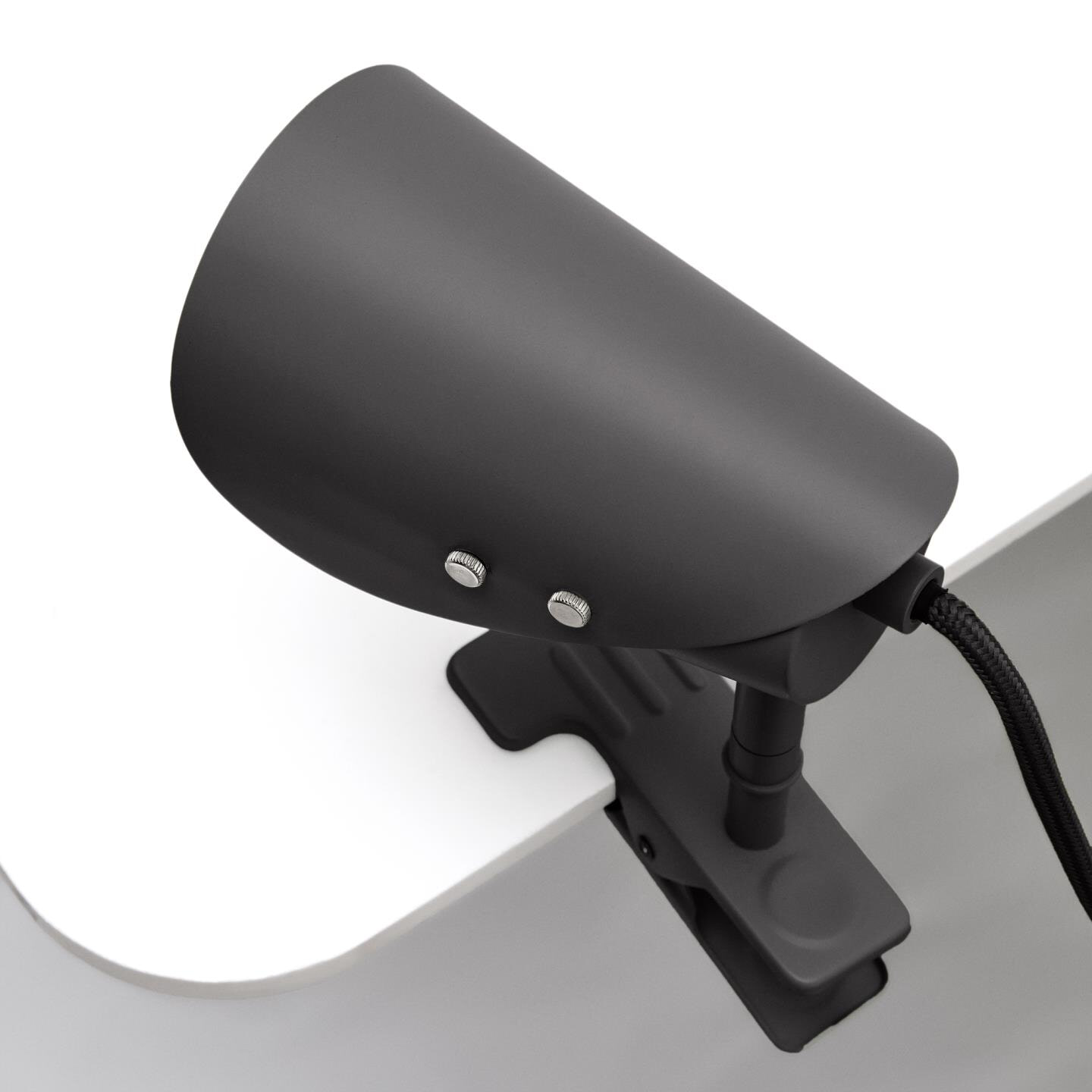 Kave Home Tafellamp 'Jula' Met klem, kleur Zwart