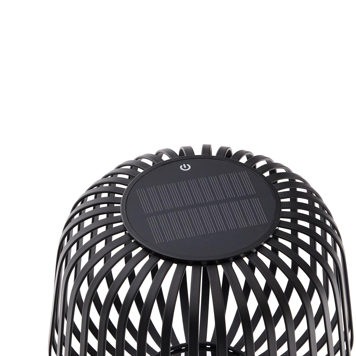 Kave Home Tafellamp 'Reiba' Op zonne-energie, kleur Zwart