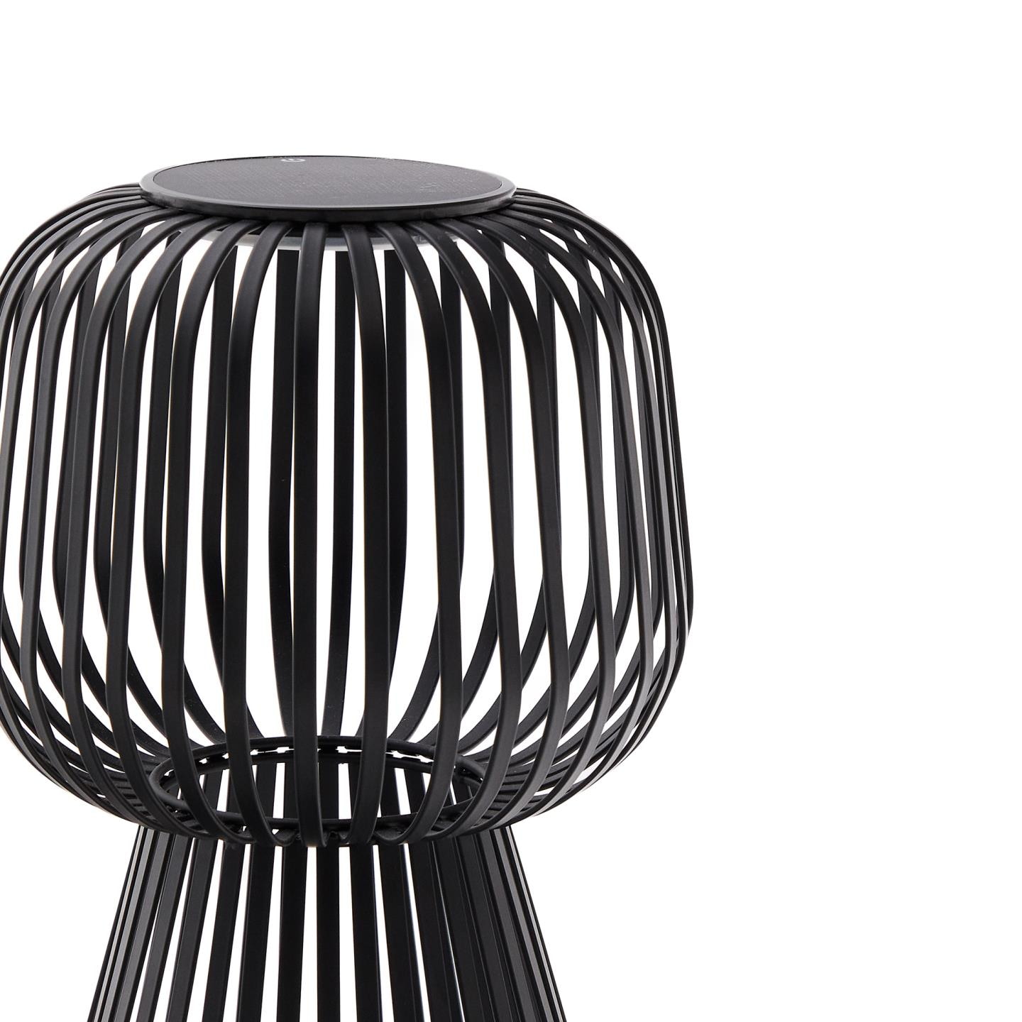 Kave Home Tafellamp 'Reiba' Op zonne-energie, kleur Zwart