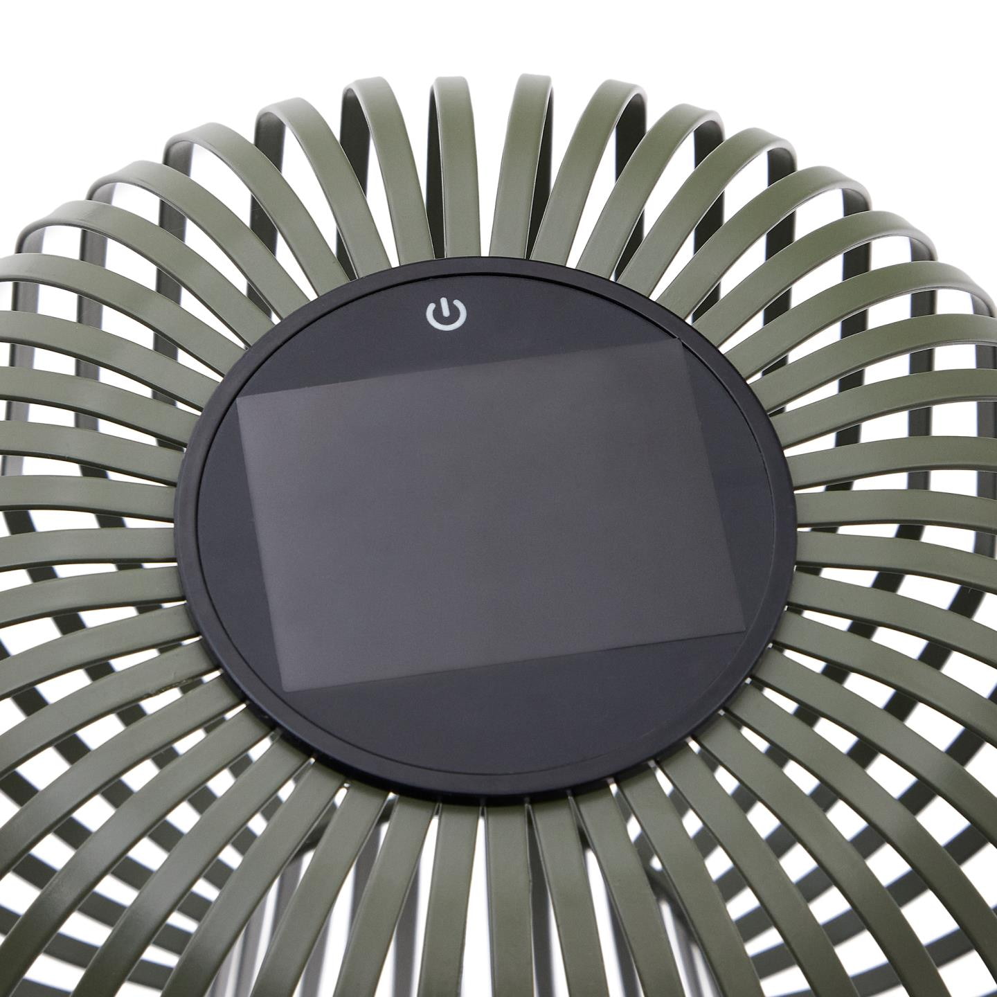 Kave Home Vloerlamp 'Reiba' Op zonne-energie, kleur Donkergroen