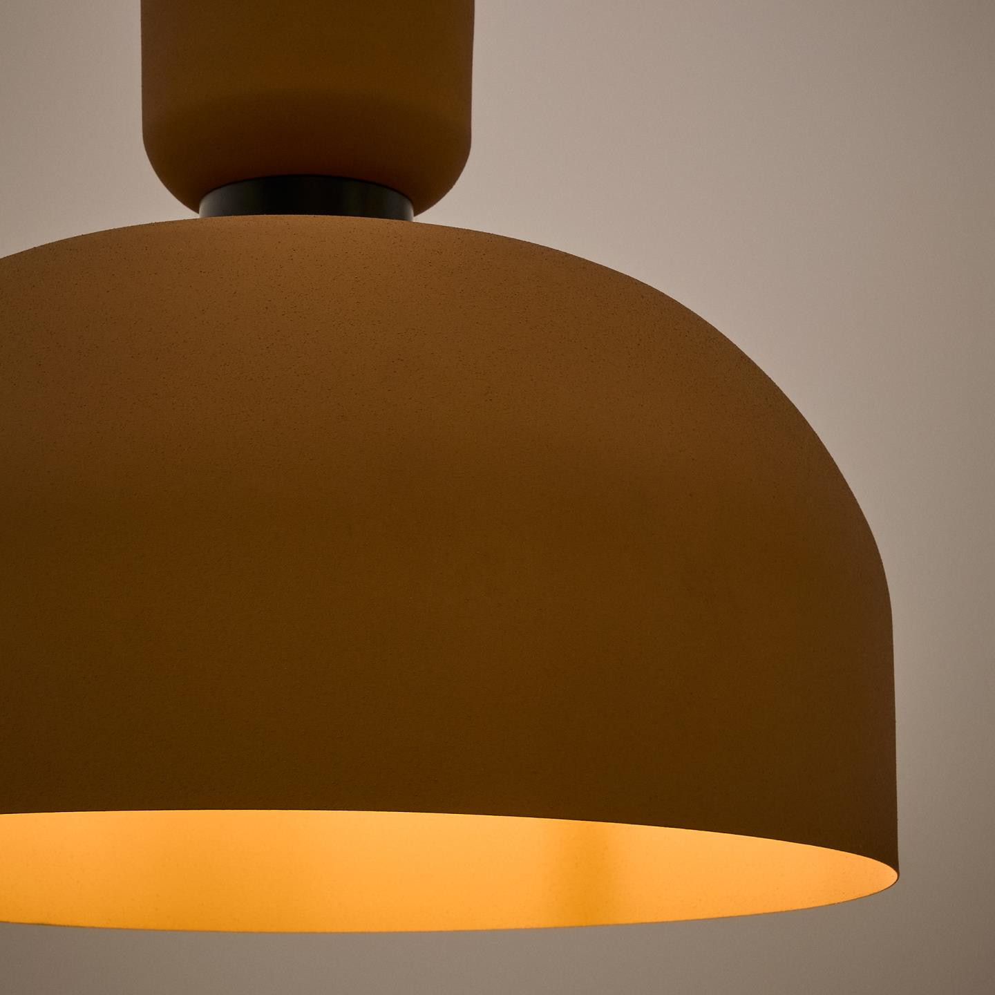 Kave Home Hanglamp 'Nibla' Kleipatroon, kleur Terracotta