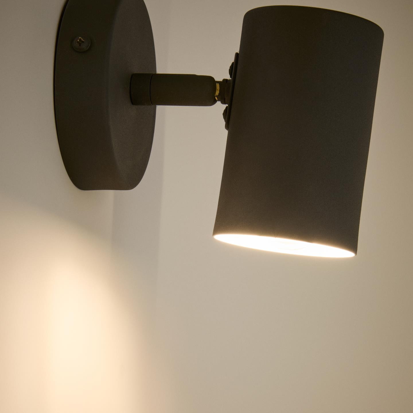 Kave Home Wandlamp 'Manie' kleur Zwart