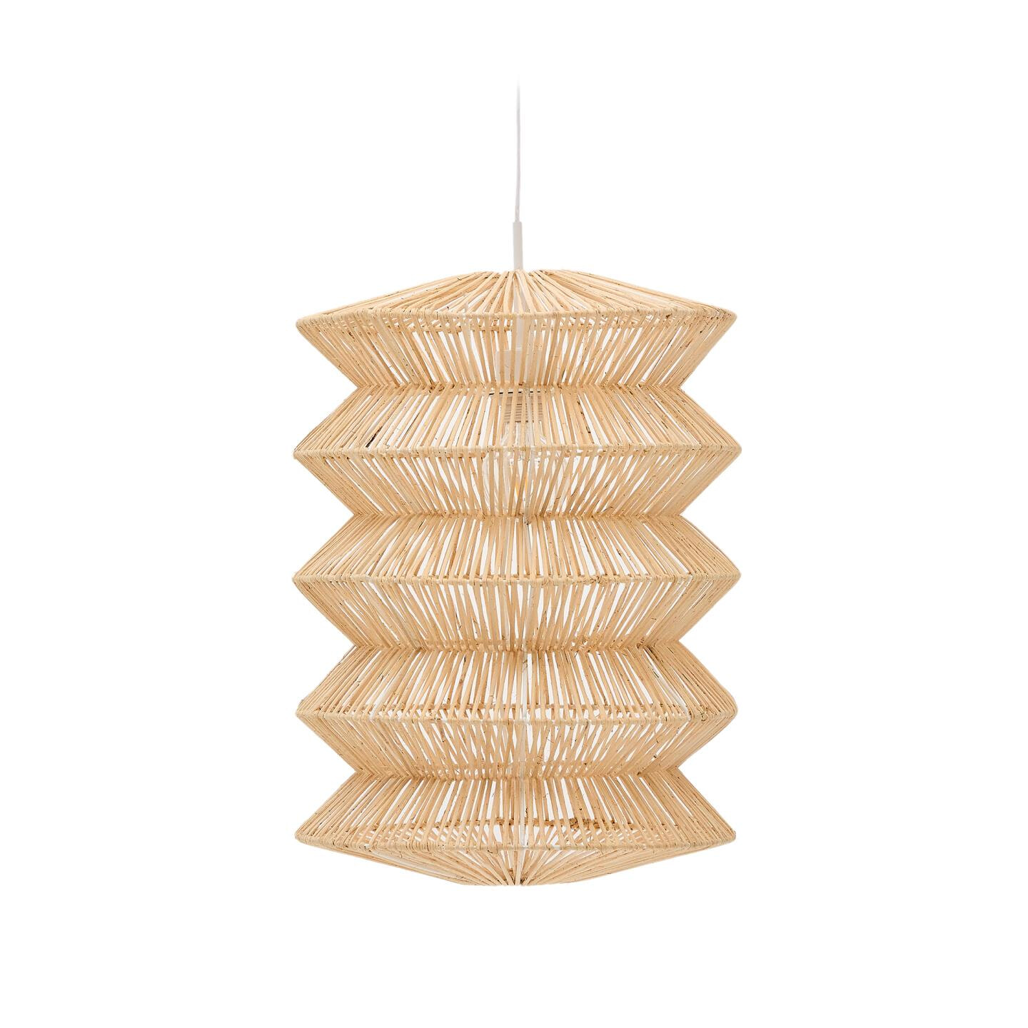 Kave Home Lampenkap Dakit Rotan, 40cm - Naturel