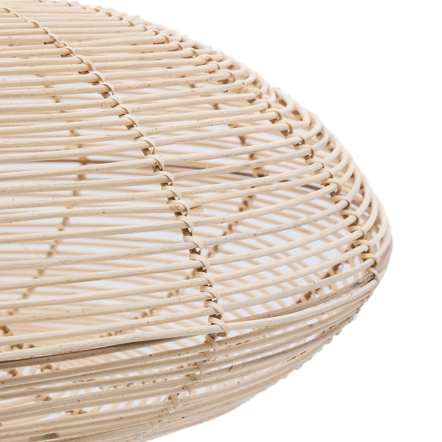 Kave Home Lampenkap 'Flaro' Rotan, 69cm