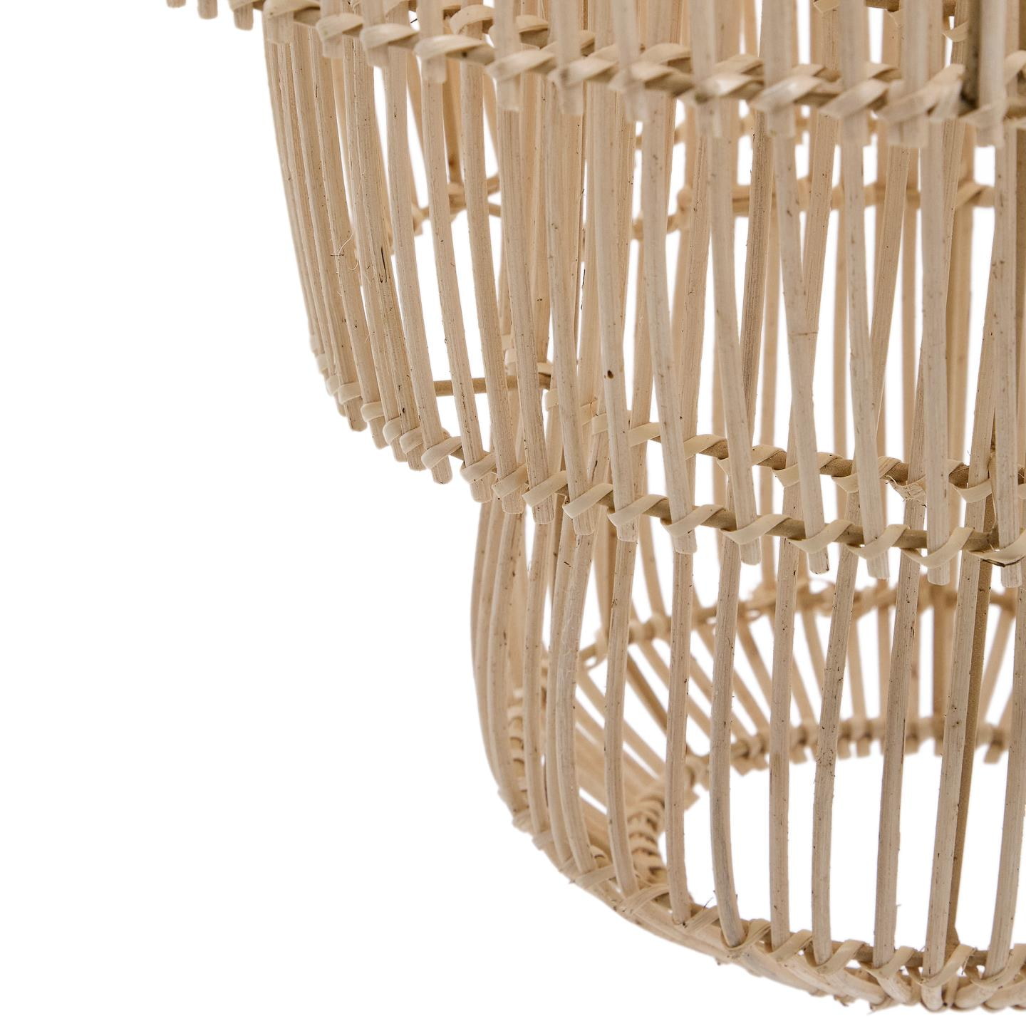 Kave Home Lampenkap 'Janoa' Rotan, 38cm
