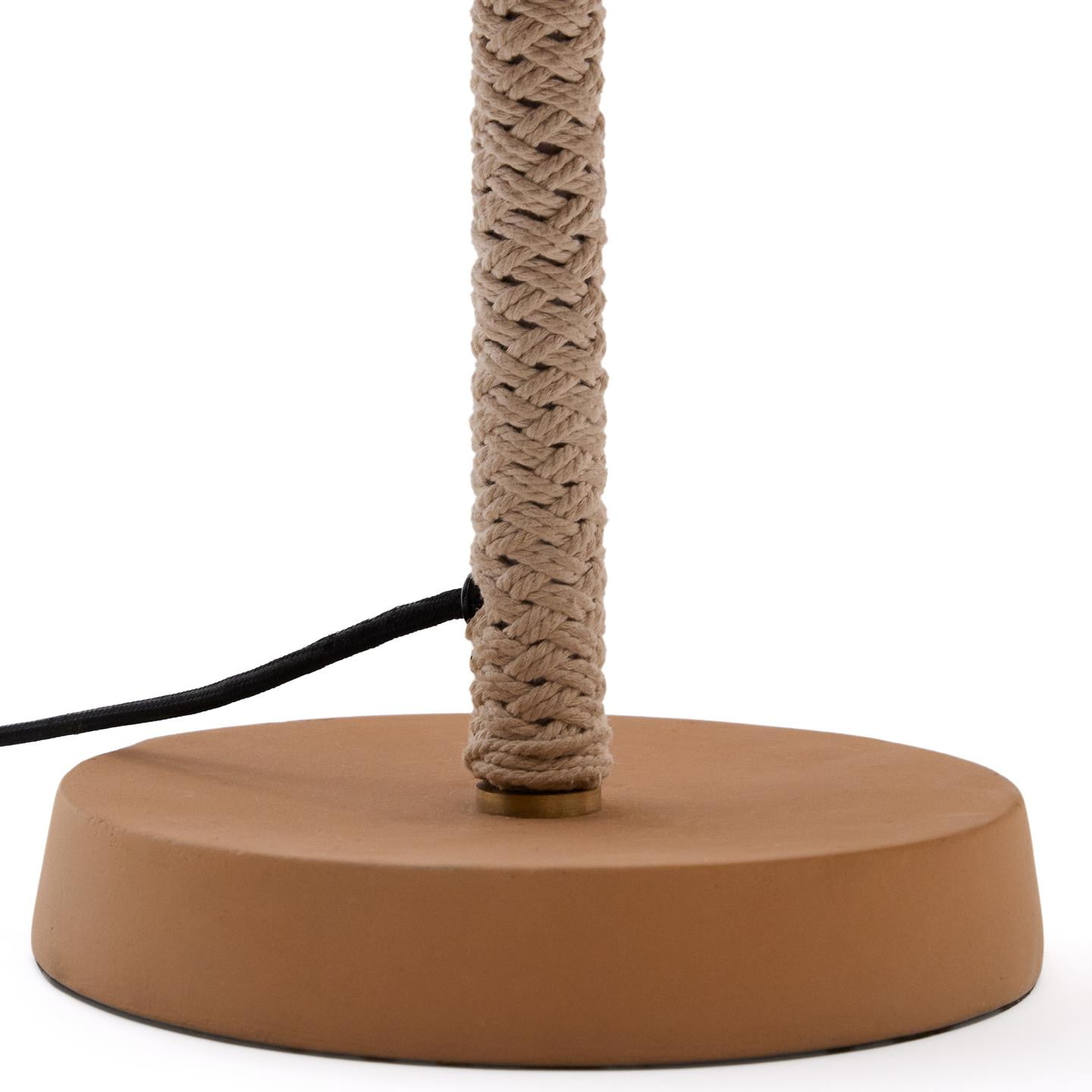 Kave Home Tafellamp 'Arinda' Terracotta en touw