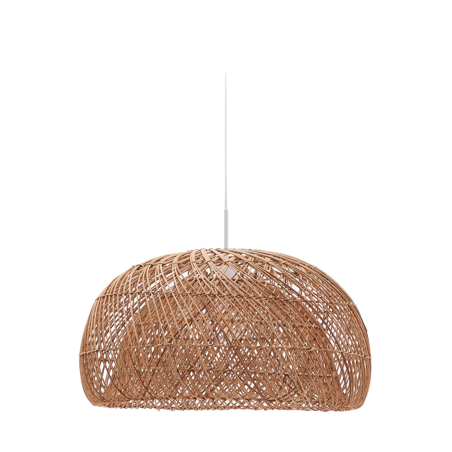 Kave Home Lampenkap 'Isora' Rotan, 60cm