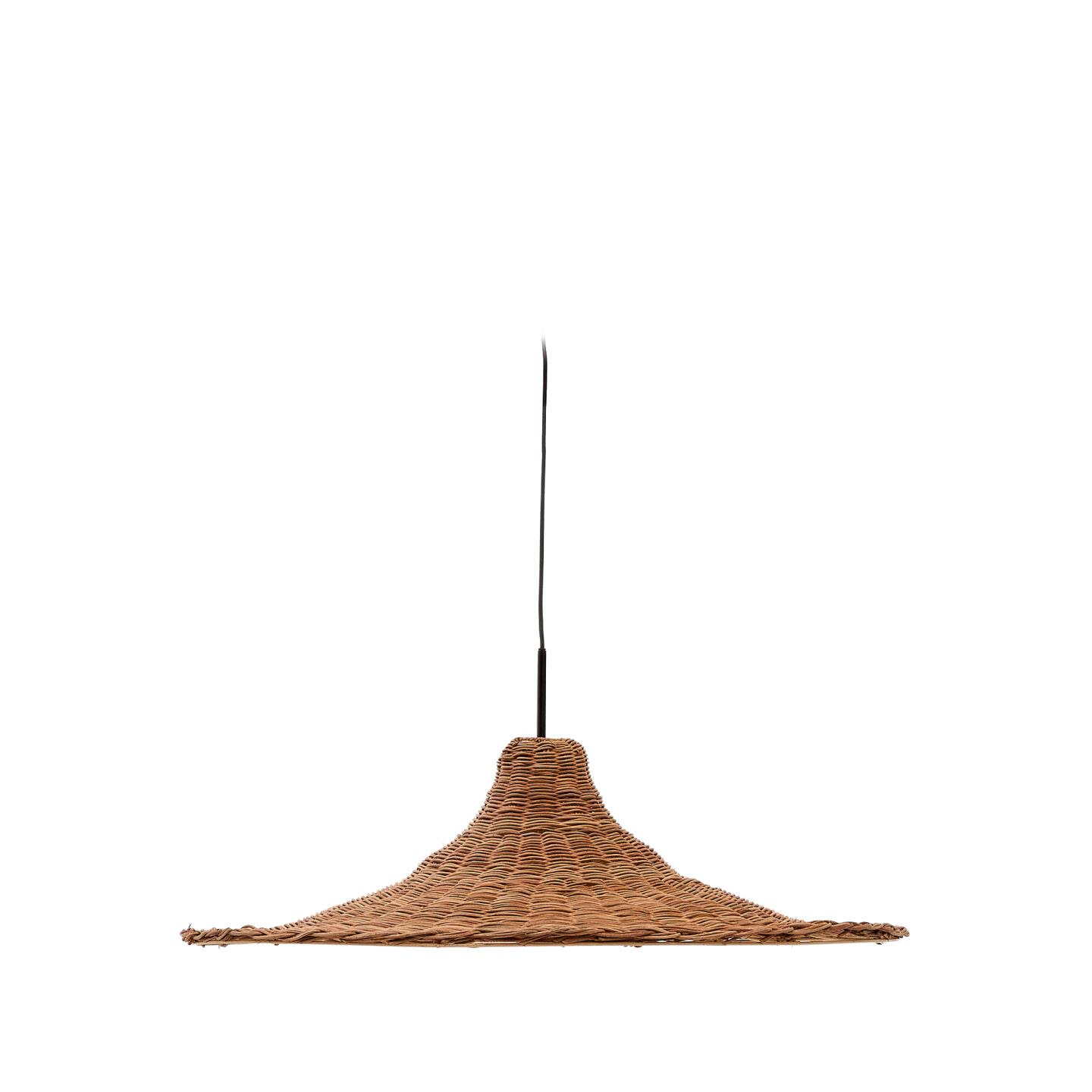 Kave Home Lampenkap 'Bladia' Rotan, 70cm