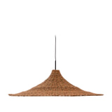 Kave Home Lampenkap 'Bladia' Rotan, 90cm, kleur Naturel