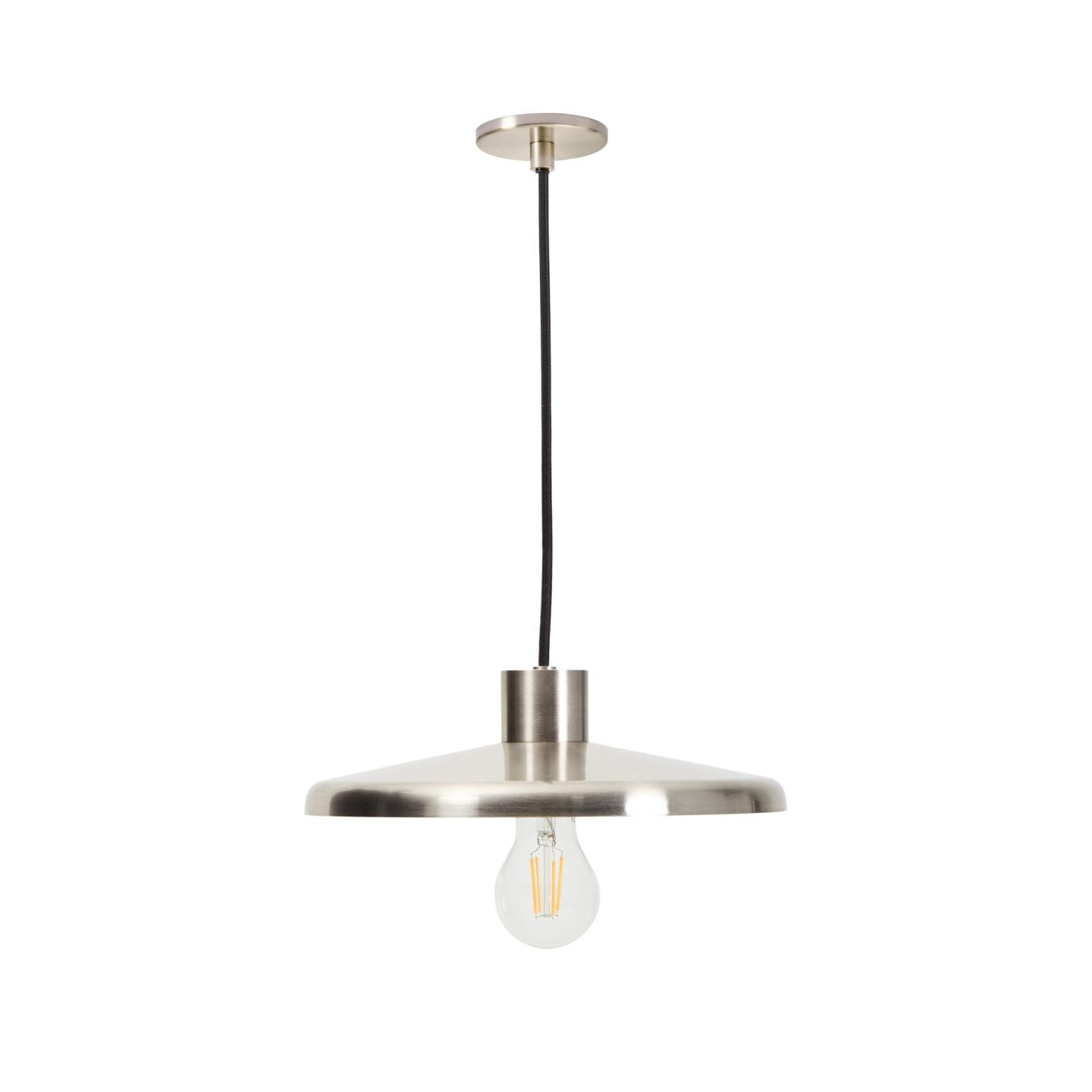 Kave Home Hanglamp Nuvira Gesatineerd metaal - Zilver