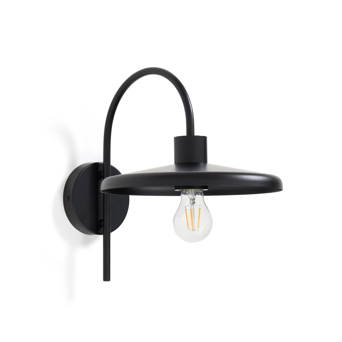Kave Home Wandlamp 'Nuvira' Gesatineerd metaal