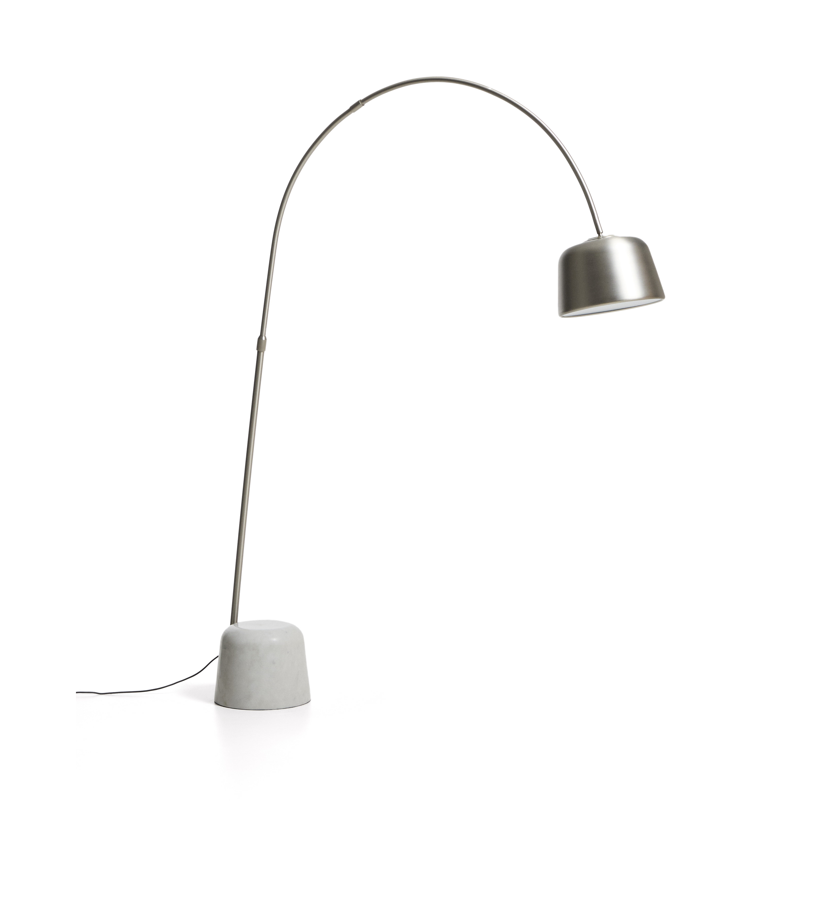 Kave Home Booglamp Arnolia Staal en marmer - Wit