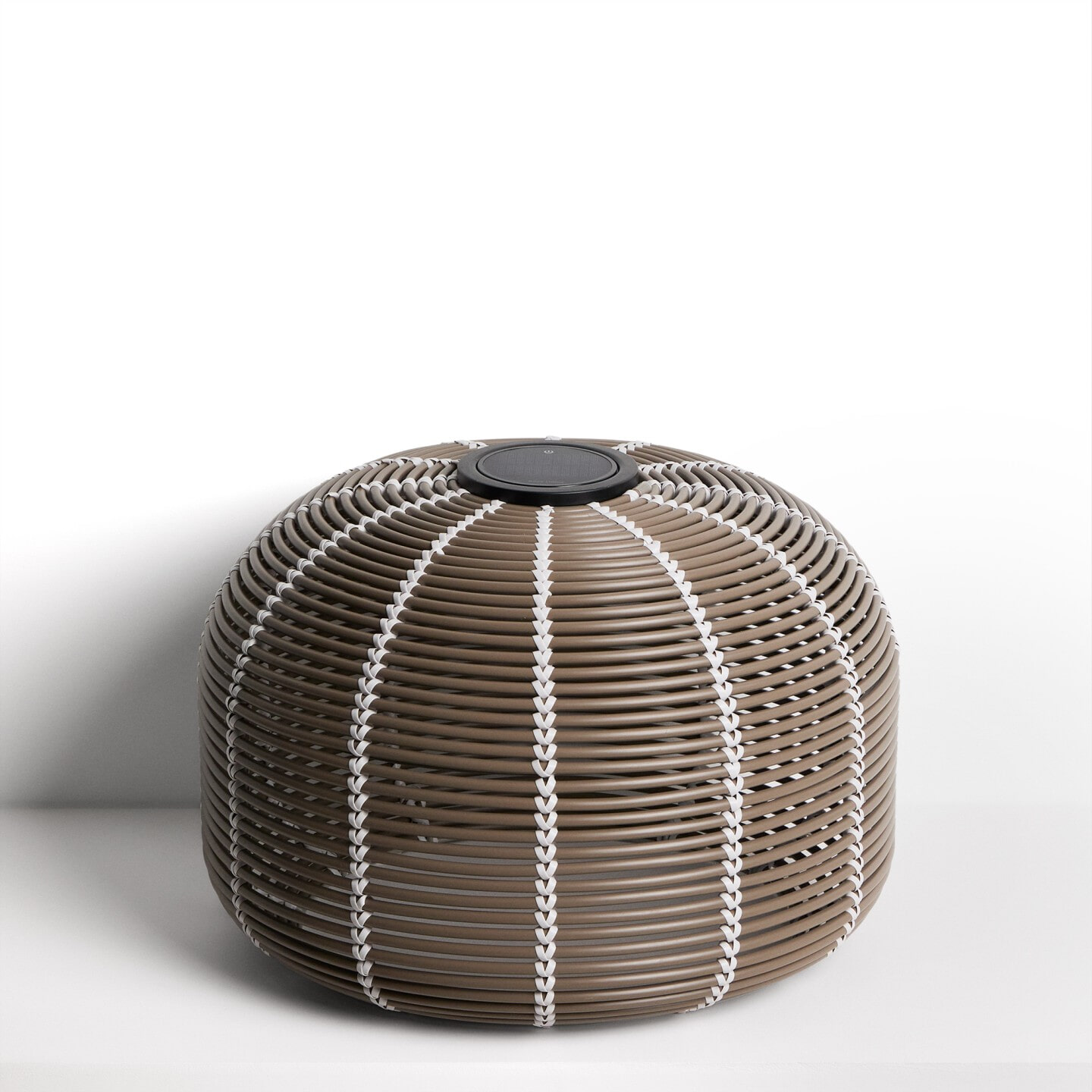 Kave Home Outdoor Tafellamp Garoina Op zonne-energie, 50cm - Taupe