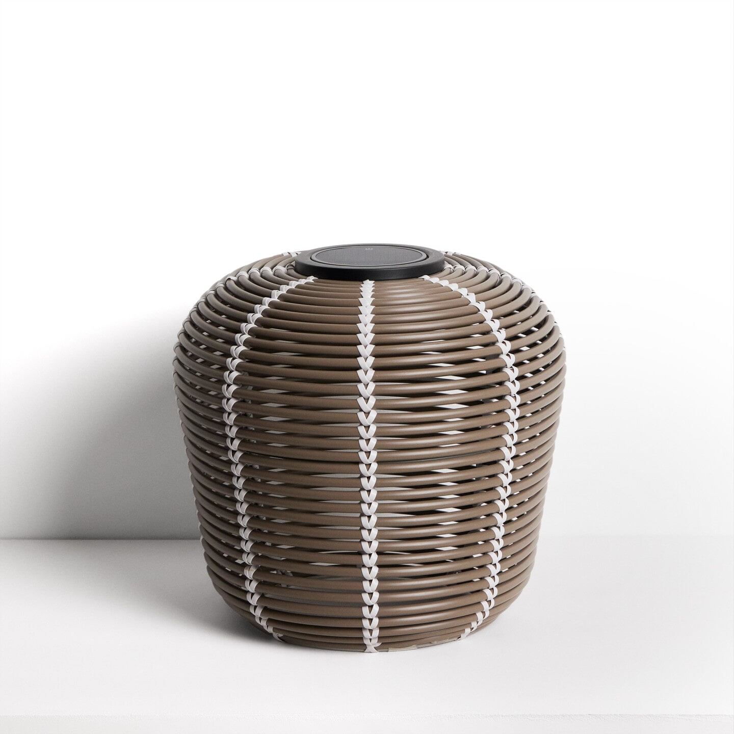 Kave Home Outdoor Tafellamp Garoina Op zonne-energie, 35cm - Taupe