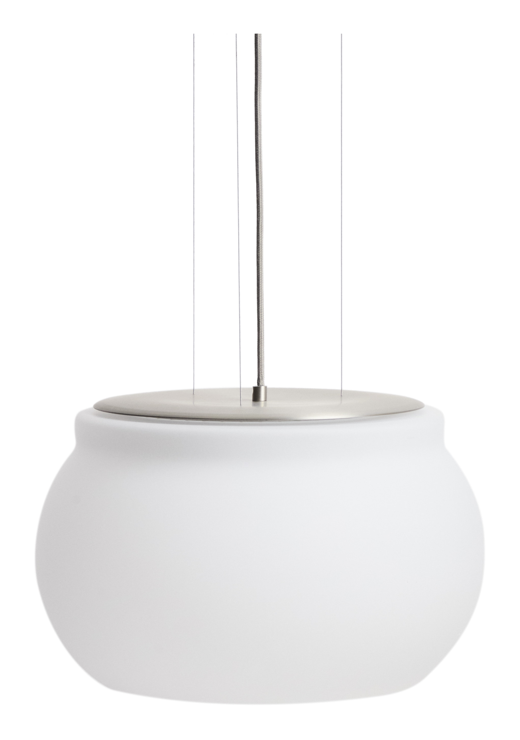 Kave Home Hanglamp Leruna Mat Glas, Ø40cm - Wit
