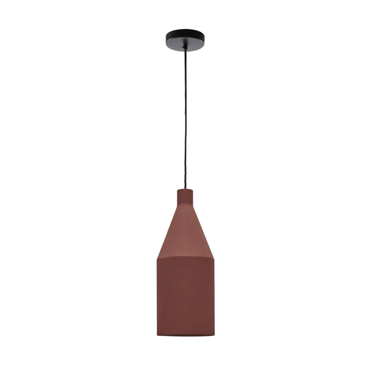 Kave Home Hanglamp 'Peralta' Terracotta look, Ø15cm