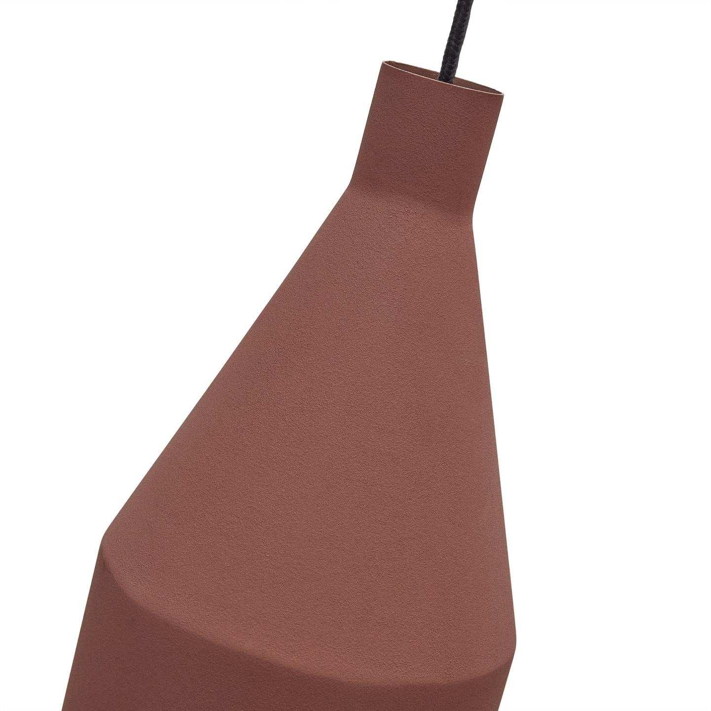 Kave Home Hanglamp 'Peralta' Terracotta look, Ø15cm