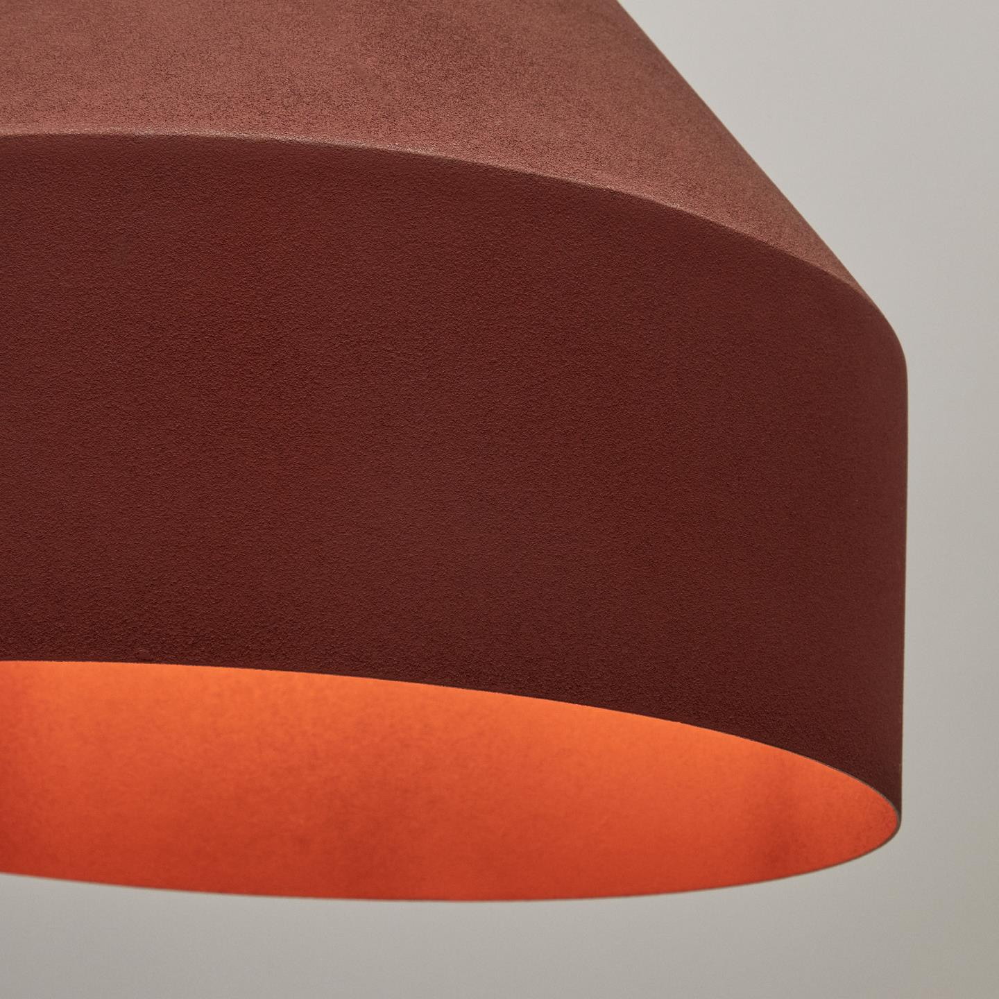 Kave Home Hanglamp 'Peralta' Terracotta look, Ø30cm