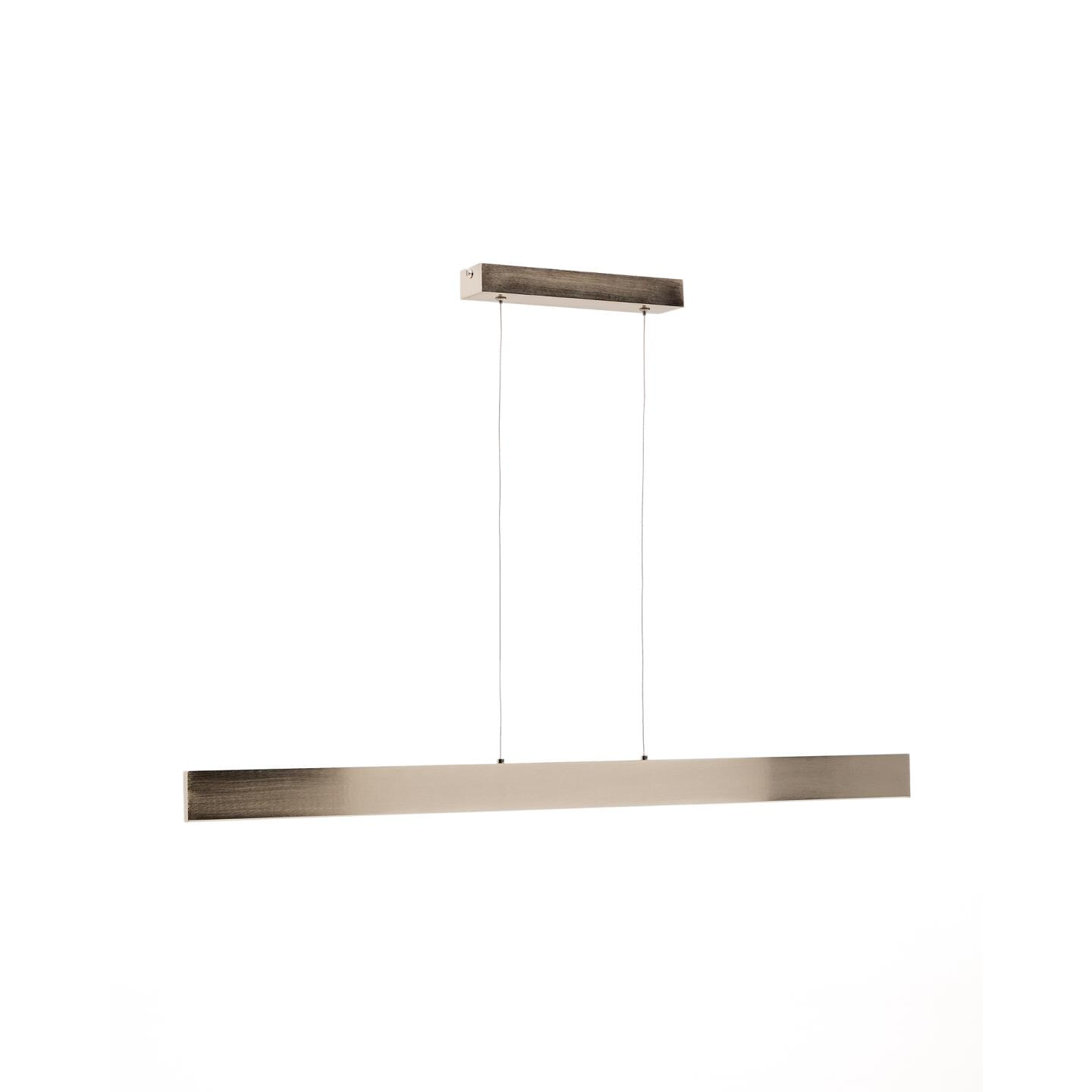 Kave Home Hanglamp 'Boadella' LED-balk, 100cm, kleur Zilver