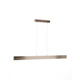 Kave Home Hanglamp 'Boadella' LED-balk, 100cm, kleur Zilver