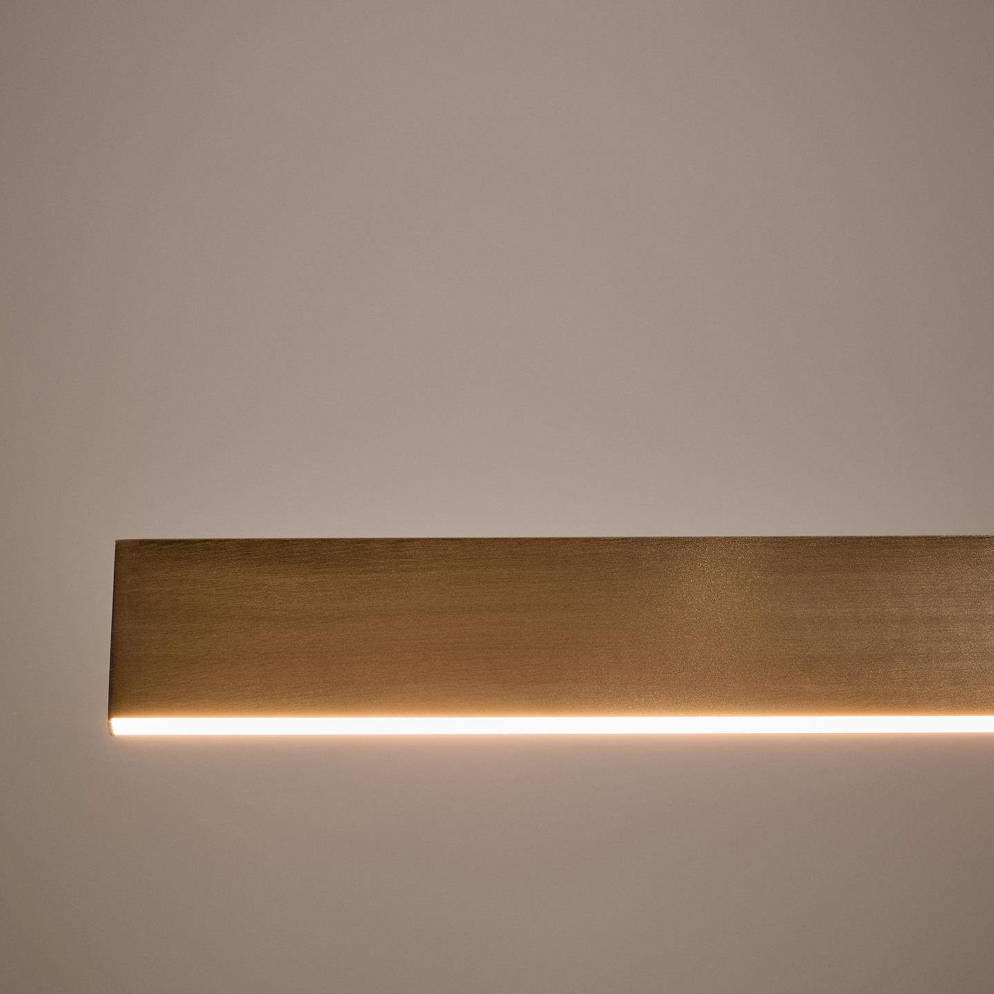 Kave Home Hanglamp 'Boadella' LED-balk, 100cm, kleur Zilver