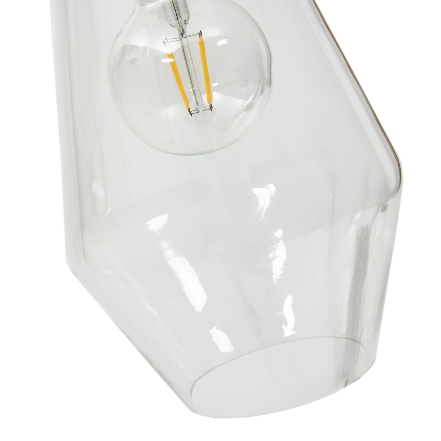Kave Home Hanglamp 'Mao' Glas, Ø17cm