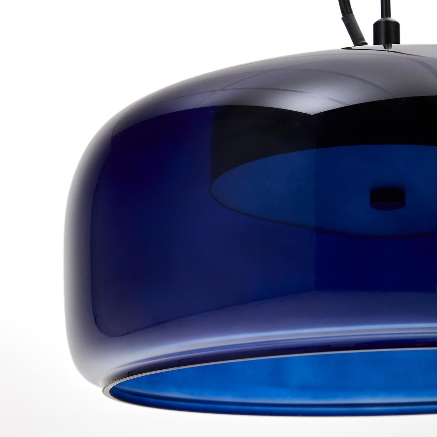 Kave Home Hanglamp 'Reig' 38cm, kleur Blauw