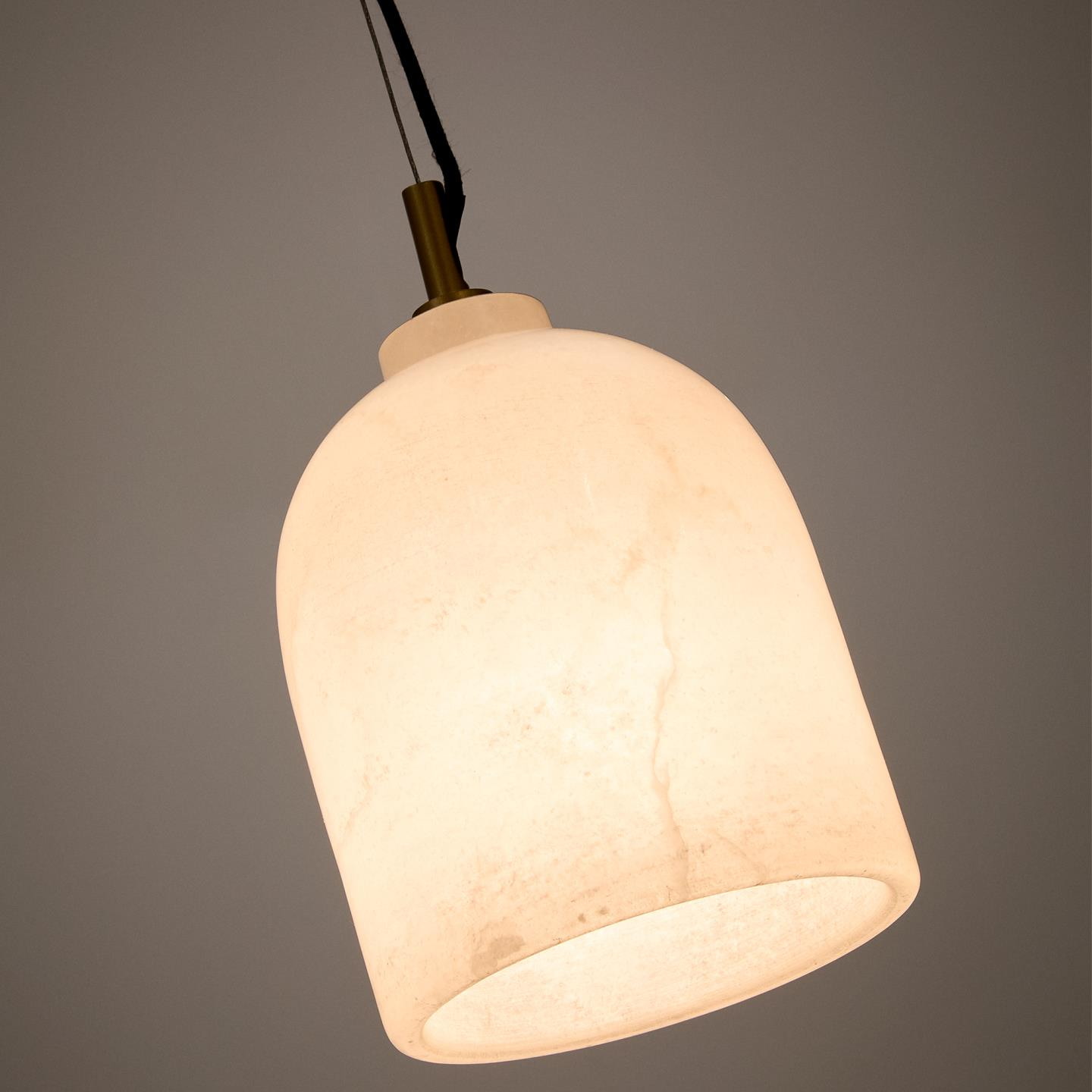 Kave Home Hanglamp 'Shenli' Albast, 15cm