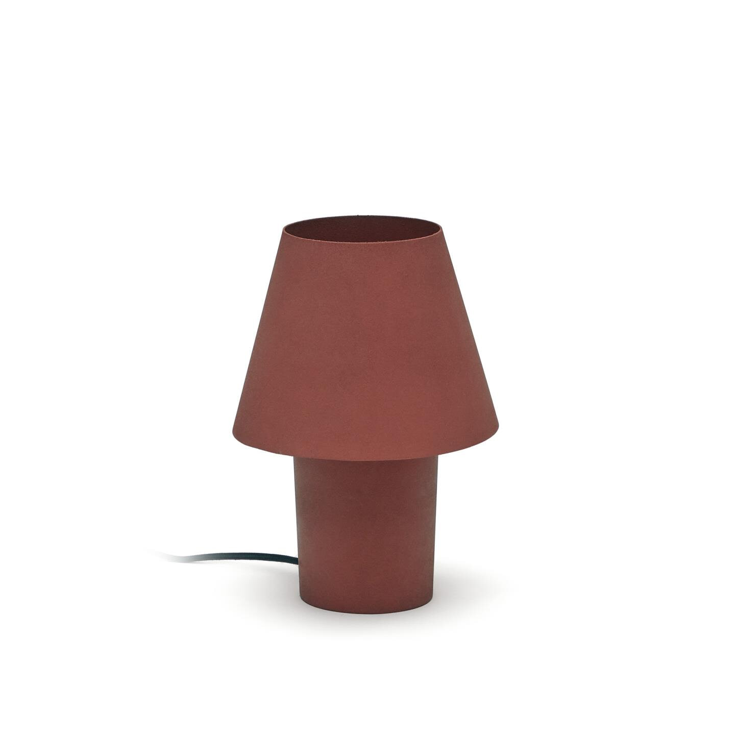 Kave Home Tafellamp 'Canapost' Terracotta look, 30cm hoog